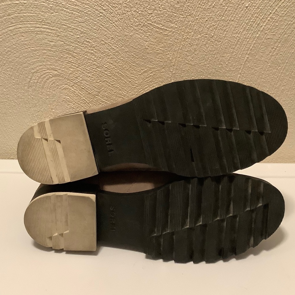 SOREL| Emelie II Suede Ankle Boots Tan Wmns 10.5 Waterproof - Picture 11 of 12